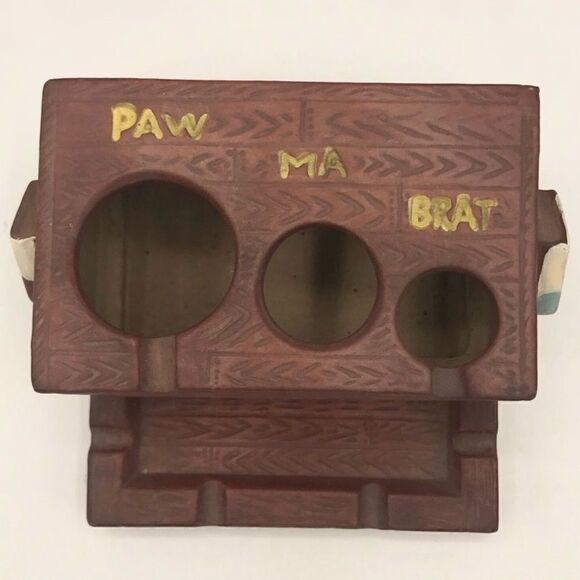 Ceramic Outhouse Commode Ashtray Rumpus Room Original by St Pierre & Patterson - Picture 5 of 16